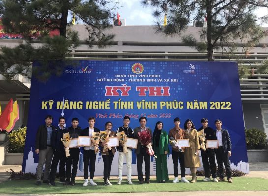 Bế mạc kỳ thi kỹ năng nghề tỉnh Vĩnh Phúc năm 2022